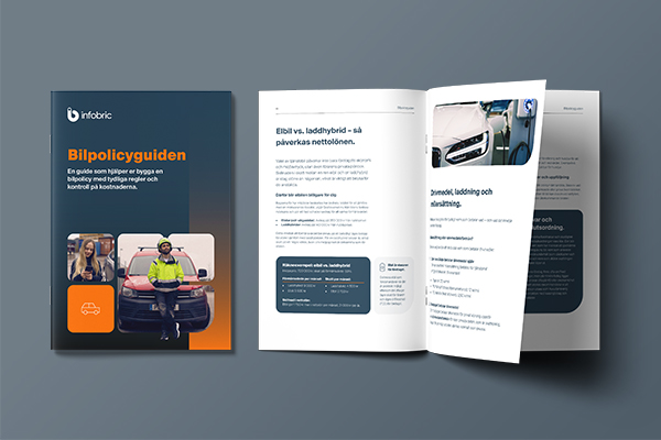 Framsidan av bilpolicyguiden en guide för bilpolicys