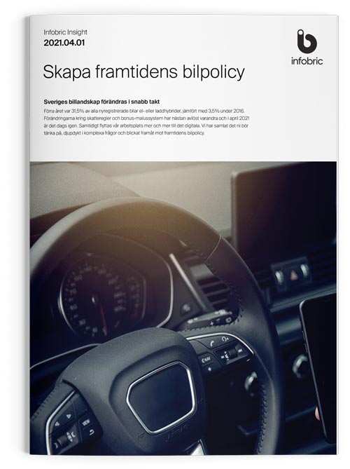 Framsidan av framtidens bilpolicy guide