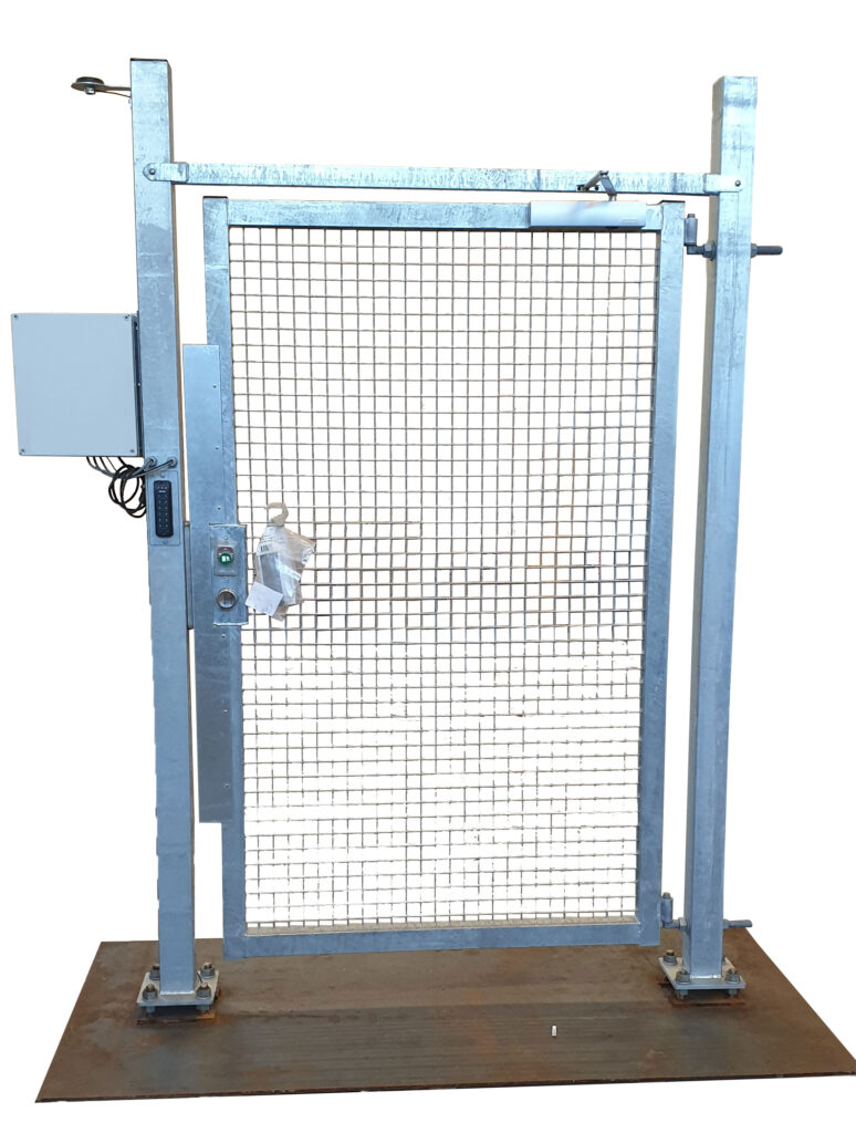 Gånggrind med styrning 120 cm