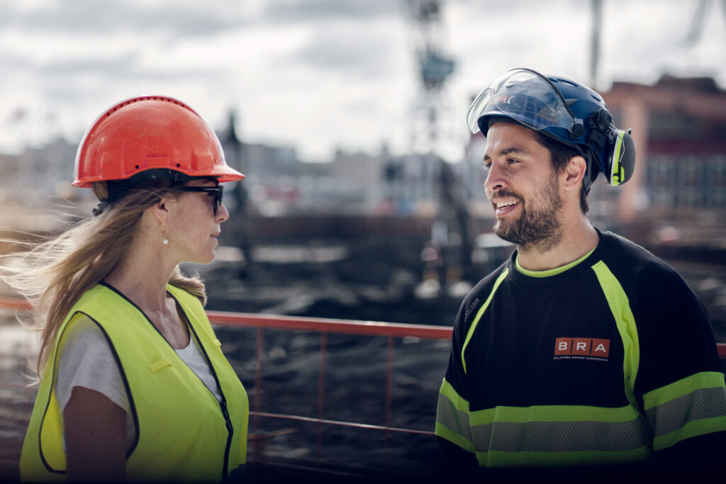 fokuskompetenser på byggarbetsplats