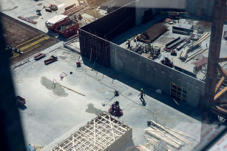 vy över byggarbetsplats