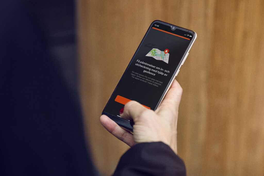Påminnelser via app