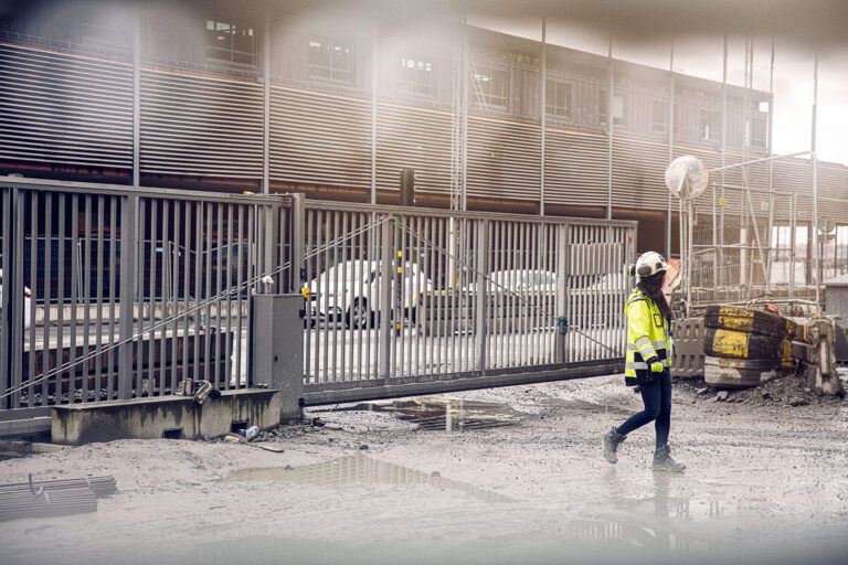 Access på byggarbetsplats